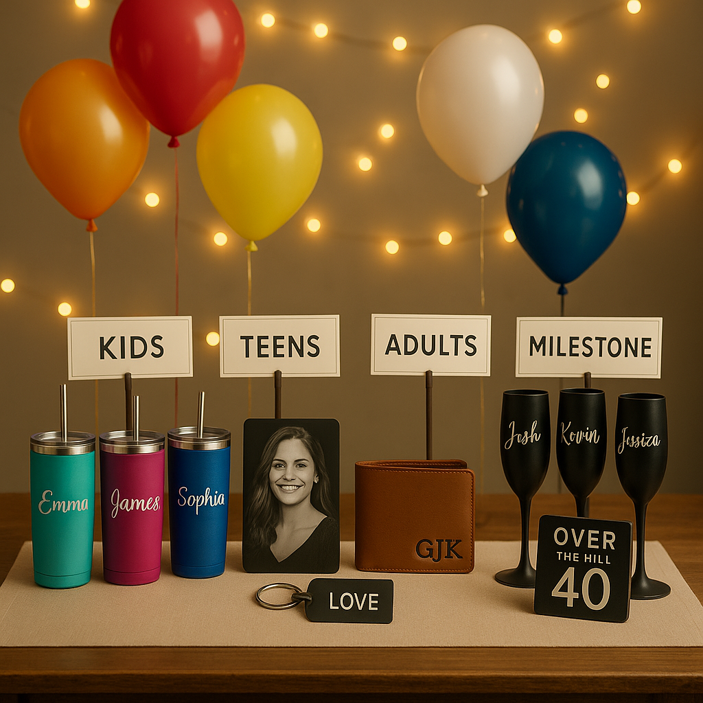The Ultimate Birthday Gift Guide: Personalized Engraving for Every Age