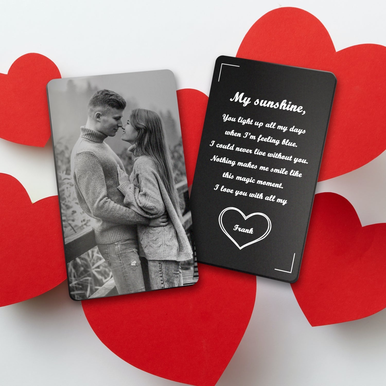 Spoil Your Boyfriend This Valentine’s Day with a Metal Photo Card He’ll Treasure Forever