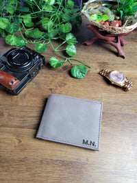 Men's Bifold Leather Wallet - GalacticLasers