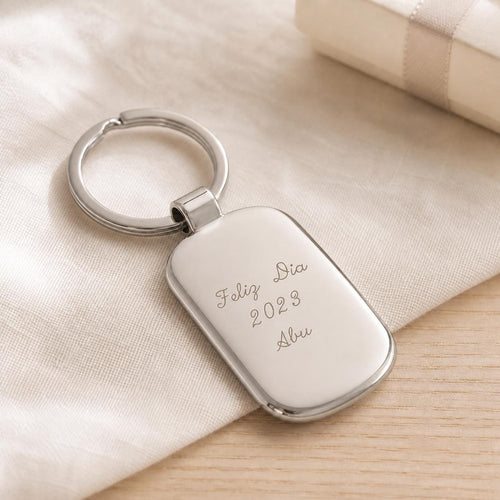 Photo Keychain, Custom Engraved Picture Keychain, Personalized Metal Keyring