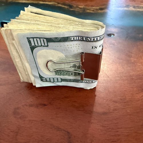 Money Clip, Custom Engraved Gold Money Clip, Personalized Monogram Cash Clip
