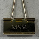 Money Clip, Custom Engraved Gold Money Clip, Personalized Monogram Cash Clip