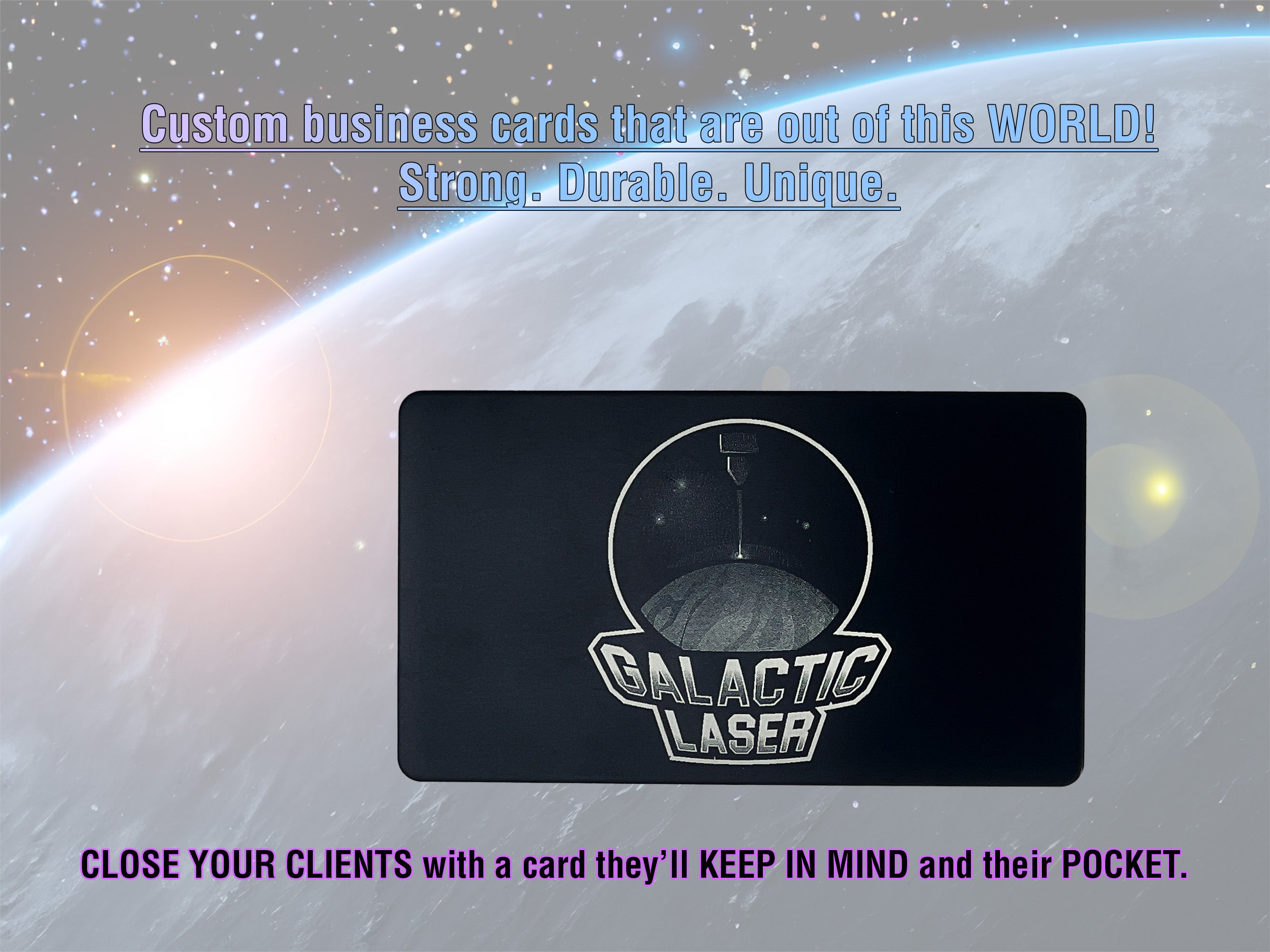 Elevate Your Brand: Luxurious Metal Business Cards 1.25mm thick black anodized aluminum