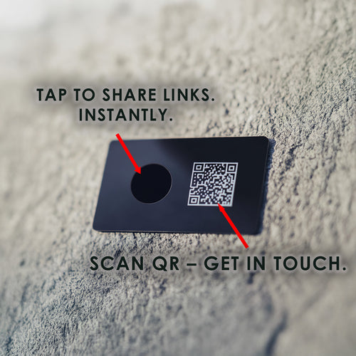 tap to share links instantly scan qr get in touch