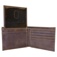 Men's Bifold Leather Wallet - GalacticLasers