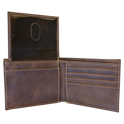 Men's Bifold Leather Wallet - GalacticLasers