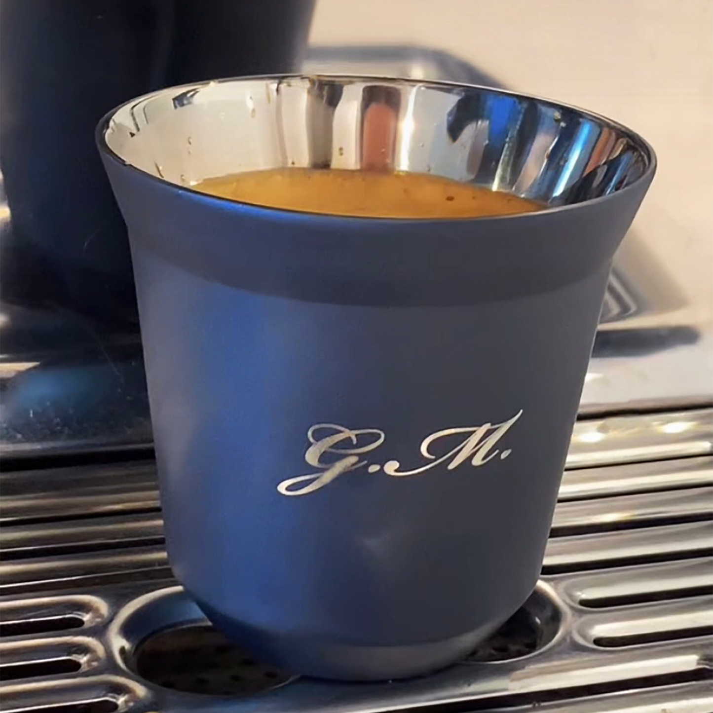 Engraved Pair Demitasse Espresso Cup 160ml