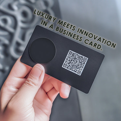 luxury meets innovation in a business card