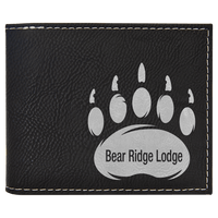 Men's Bifold Leather Wallet - GalacticLasers