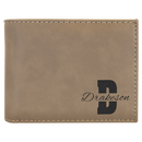 Men's Bifold Leather Wallet - GalacticLasers