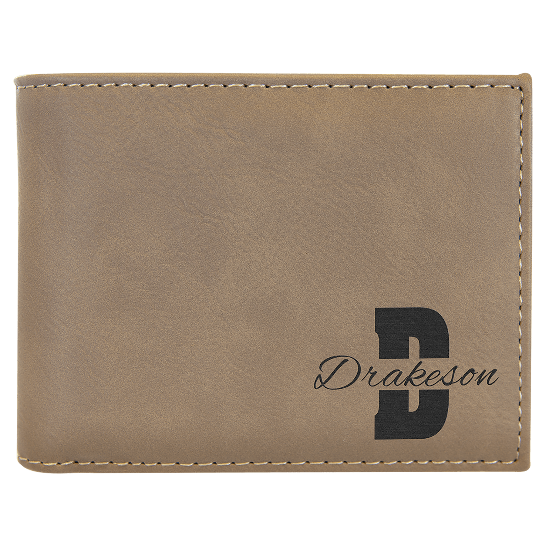 Men's Bifold Leather Wallet - GalacticLasers