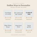 Quote examples, motivation, graduation, gift for mom, housewarming, new job
