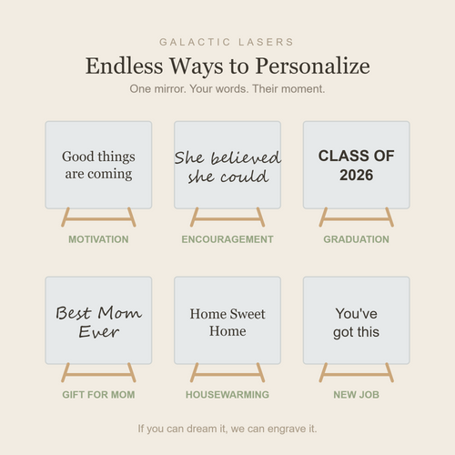 Quote examples, motivation, graduation, gift for mom, housewarming, new job