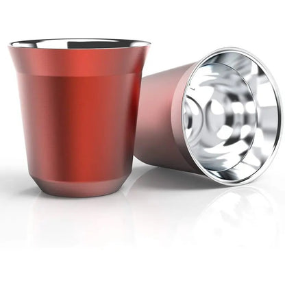 Red 80ml Espresso Mug (Set of 2)