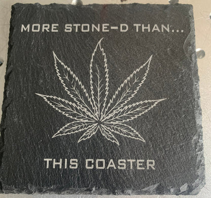 Engraved Slate Coaster - GalacticLasers